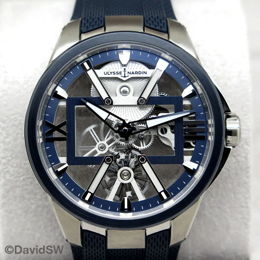 Ulysse Nardin Executive 3713-260-3/03 42mm Titanium Skeletonized 3