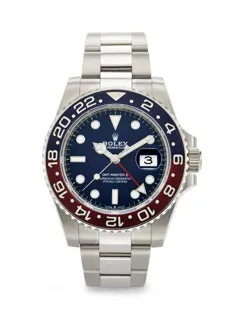 Rolex GMT-Master II 126719BLRO White gold Blue