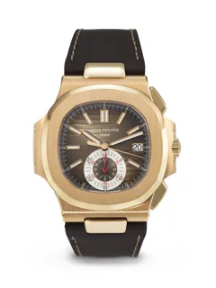 Patek Philippe Nautilus 5980R-001 Rose gold Light brown