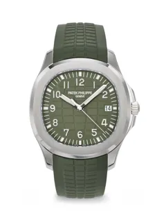 Patek Philippe Aquanaut 5168G-010 White gold Khaki green