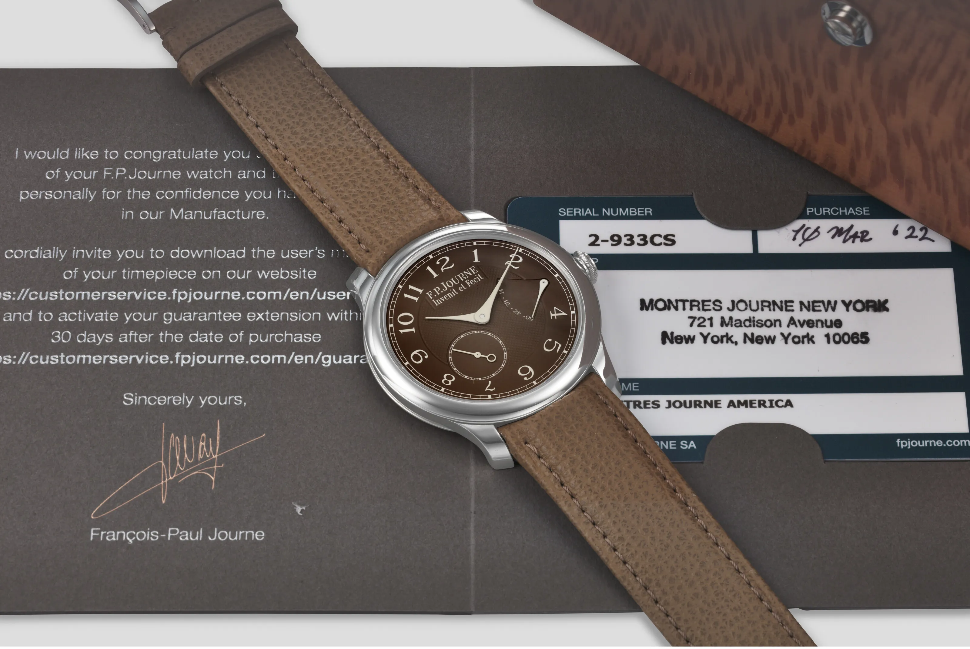 F.P. Journe Chronomètre Souverain 40mm Platinum Brown 2