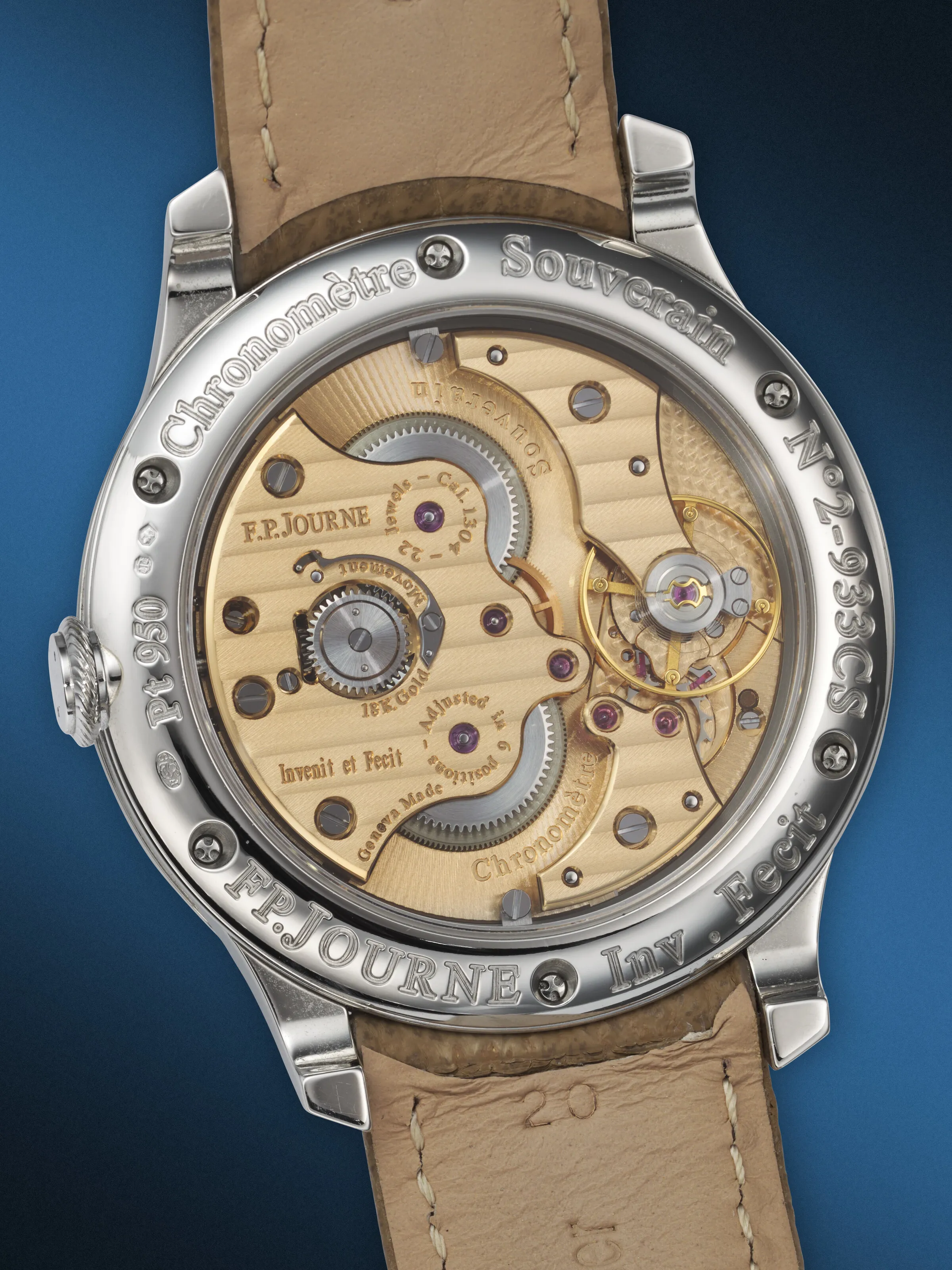 F.P. Journe Chronomètre Souverain 40mm Platinum Brown 3