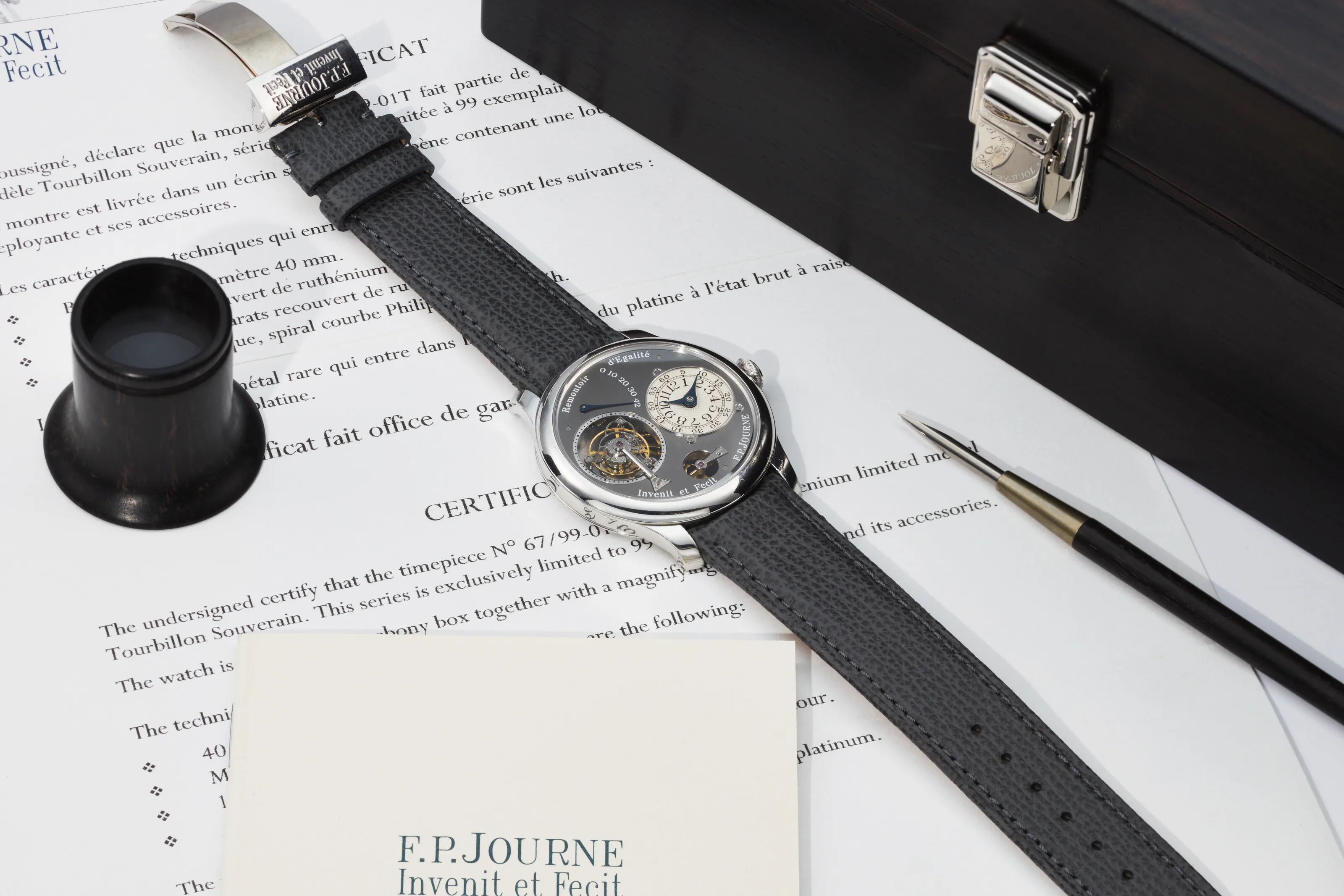 F.P. Journe Tourbillon Souverain Ruthenium 40mm Platinum Ruthenium 2