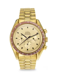 Omega Speedmaster Apollo XI 1969 145.002-69 Yellow gold Champagne