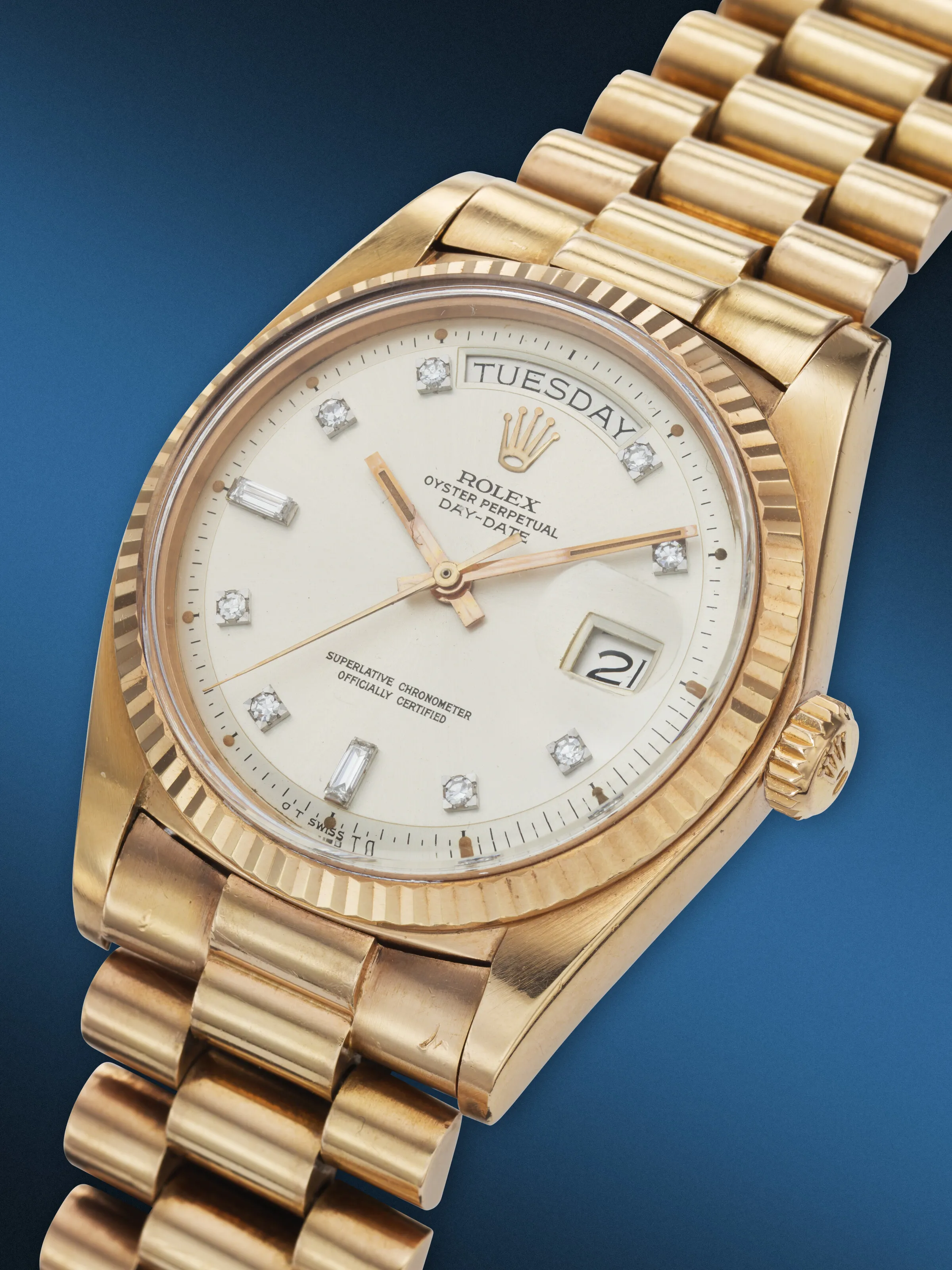 Rolex Day-Date 36 1803 36mm Rose gold Silver 1