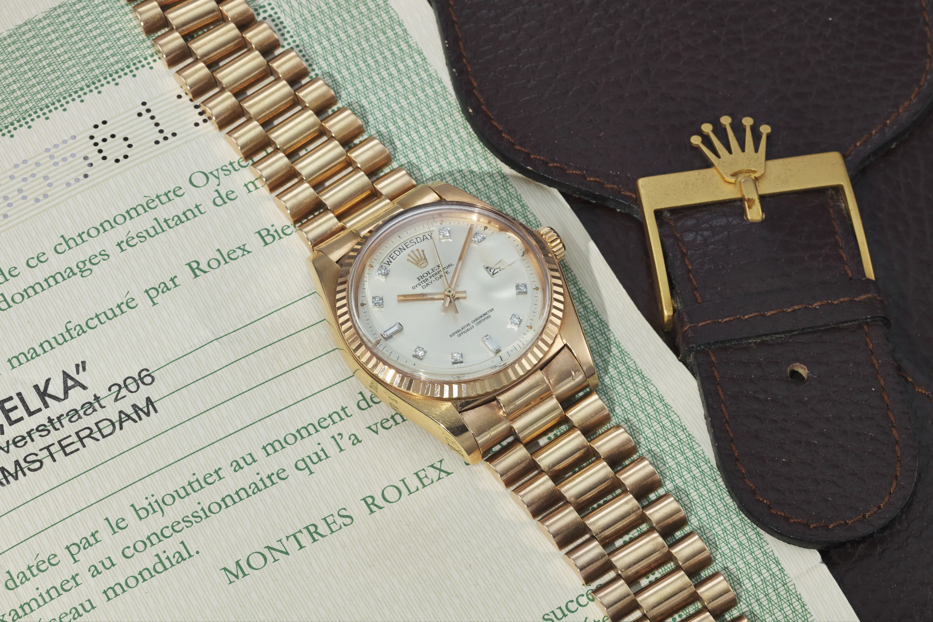 Rolex Day-Date 36 1803 36mm Rose gold Silver 2