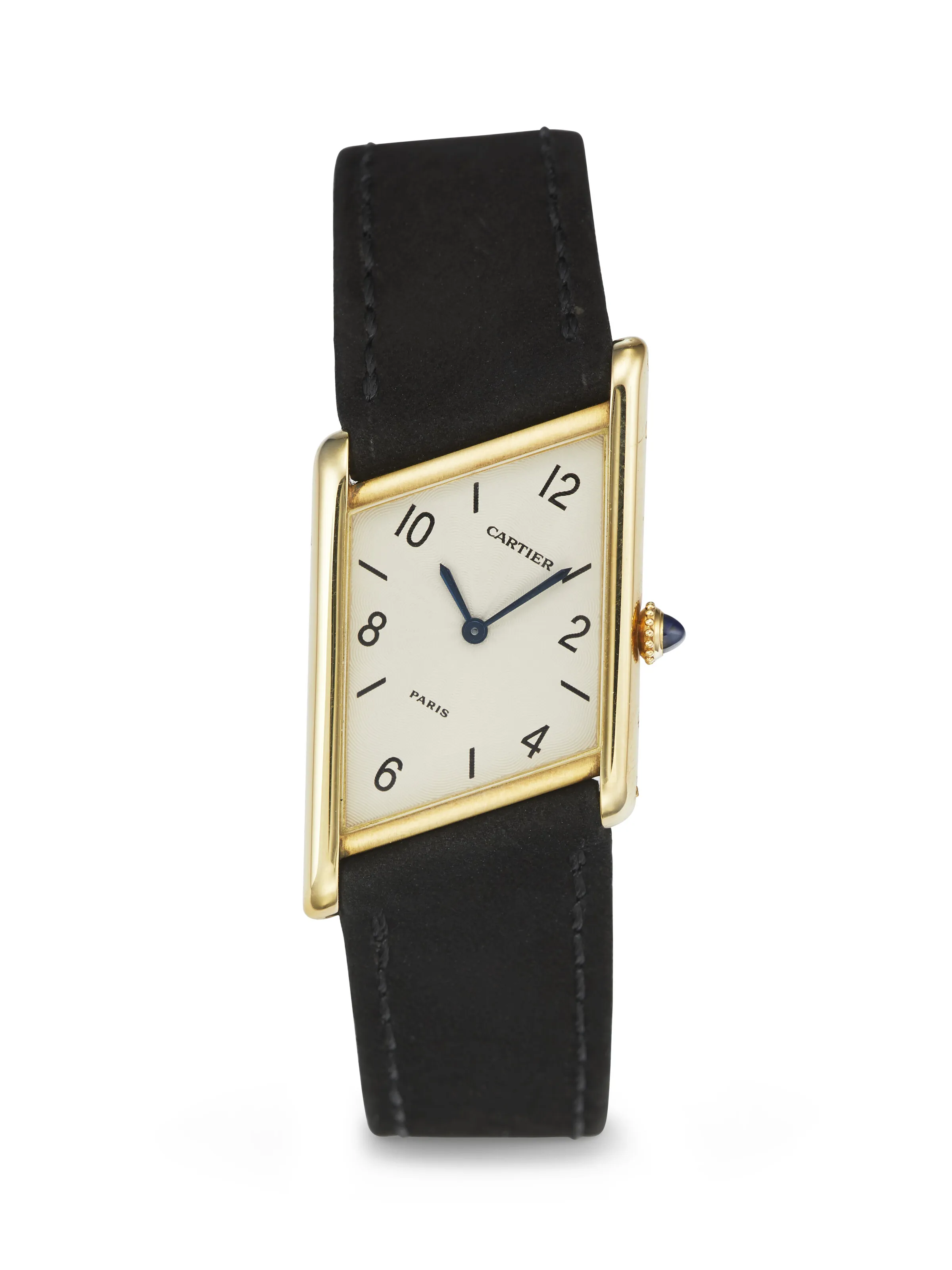 Cartier Tank Asymétrique 23mm Yellow gold Silver