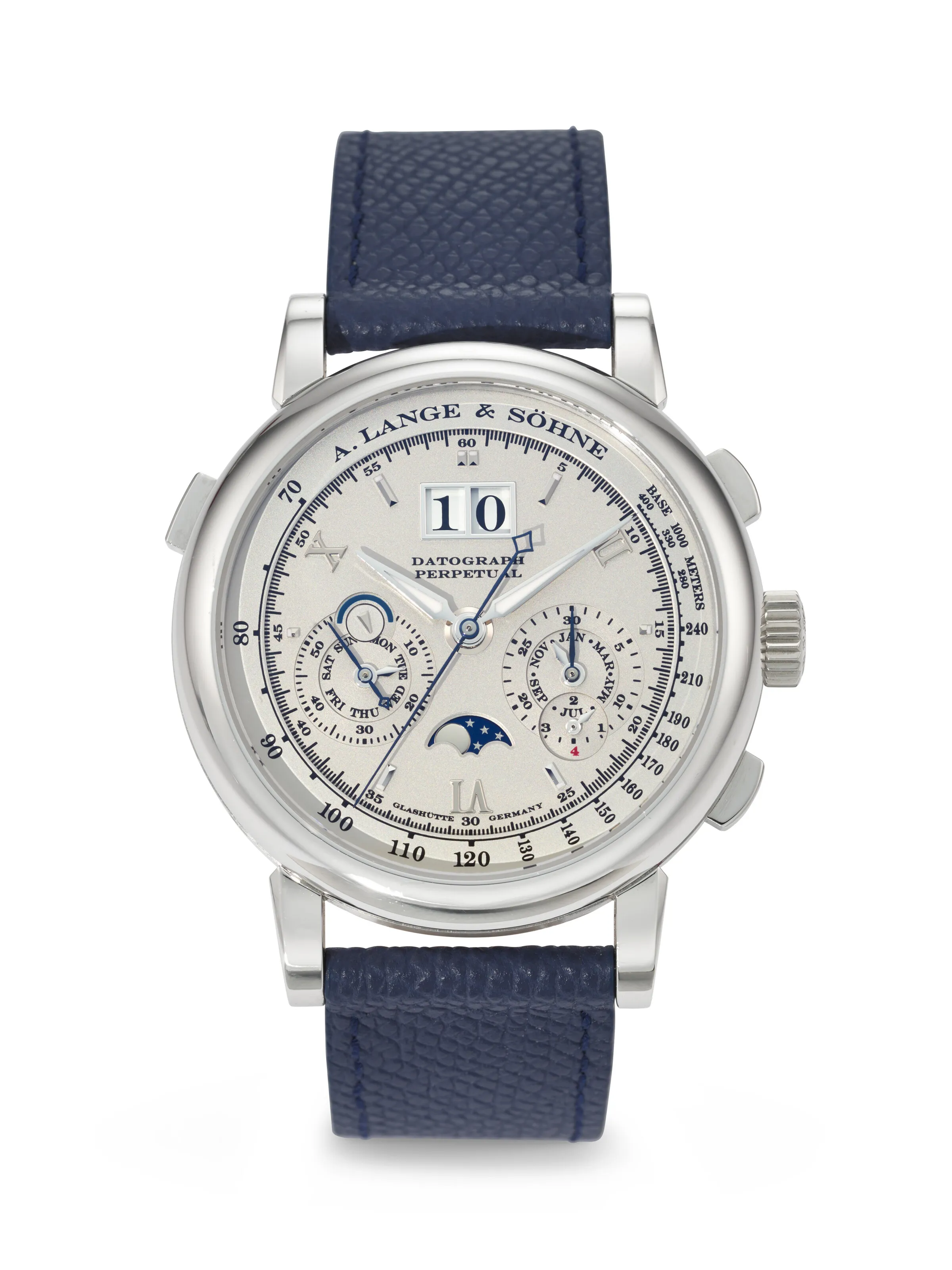 A. Lange & Söhne Datograph 410.025 41mm Platinum Silver