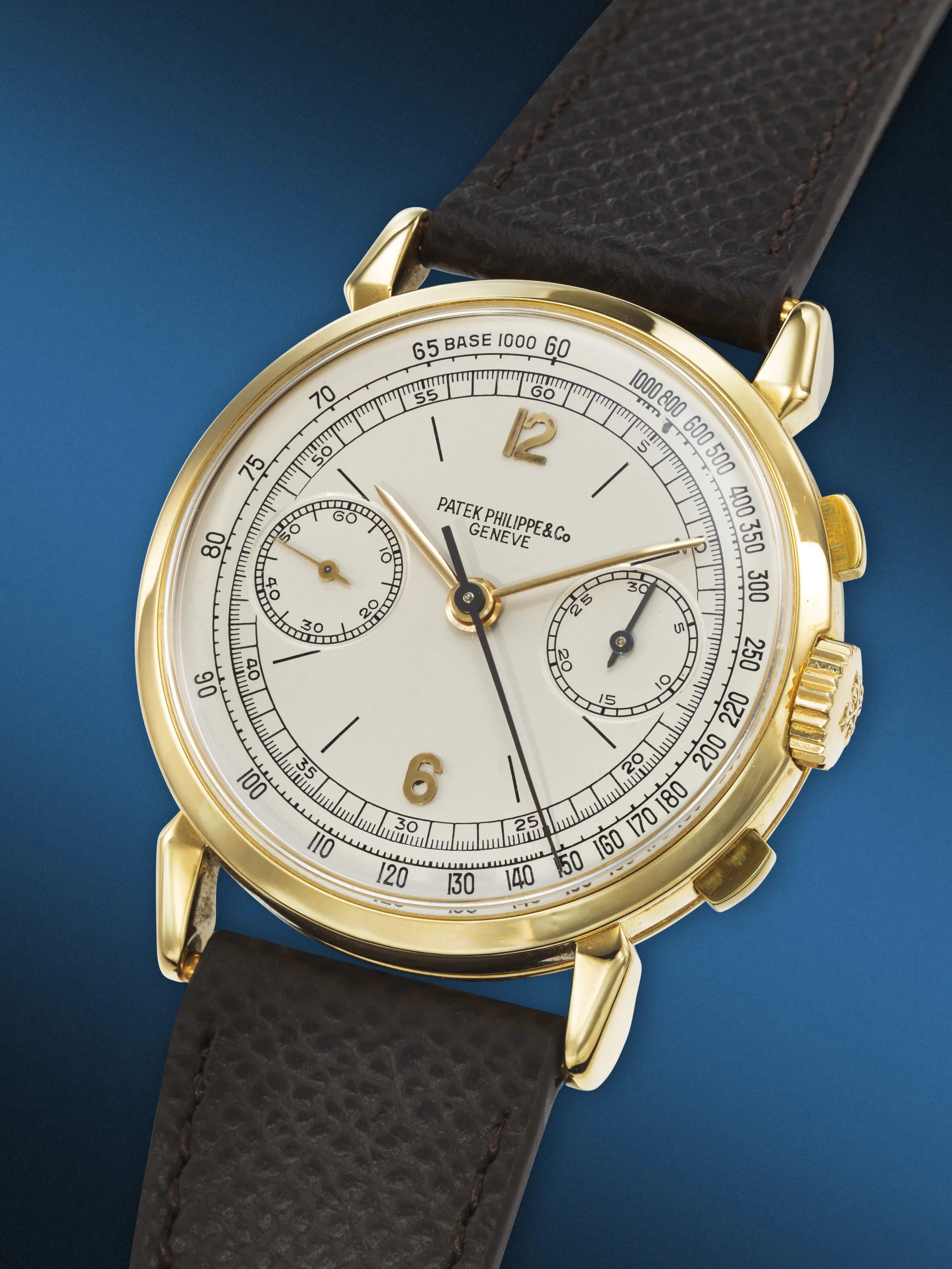 Patek Philippe Chronograph 1579 36mm Yellow gold Silver 1