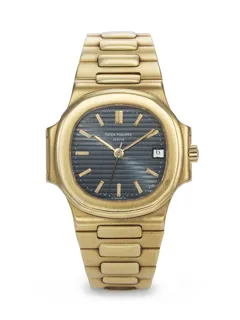 Patek Philippe Nautilus 3800/1 Yellow gold Blue