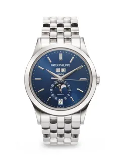 Patek Philippe Annual Calendar 5396/1G-001 White gold Blue