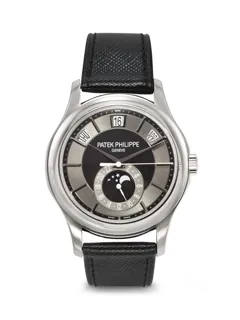 Patek Philippe Annual Calendar 5205G-010 White gold Black