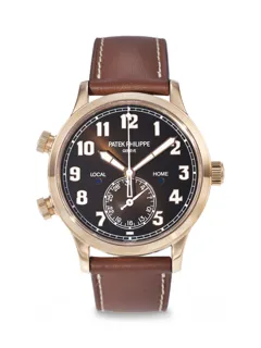 Patek Philippe Calatrava 5524R-001 Rose gold Brown