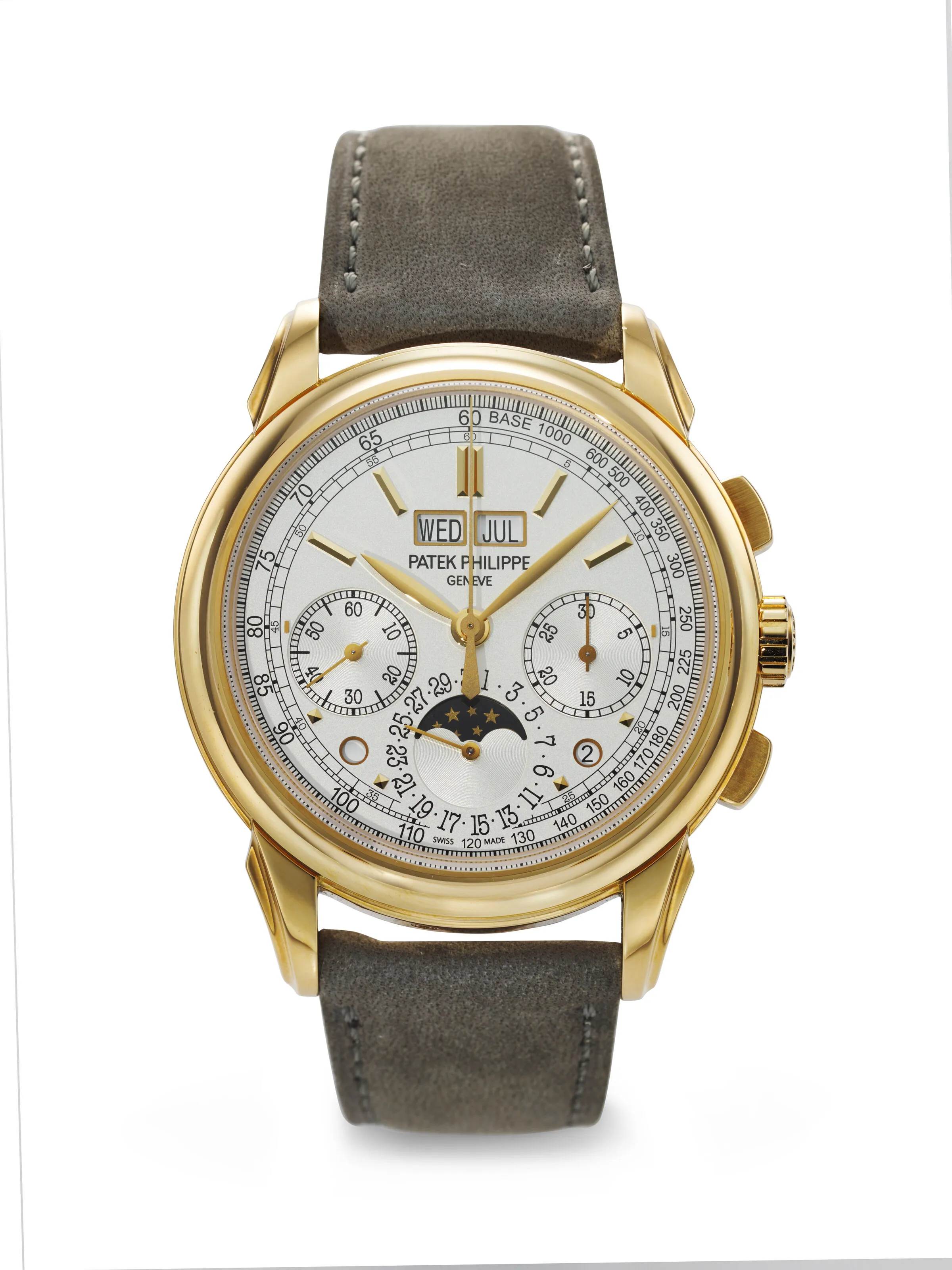 Patek Philippe Perpetual Calendar Chronograph 5270J-001 41mm Yellow gold Silver