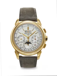 Patek Philippe Perpetual Calendar Chronograph 5270J-001 Yellow gold Silver