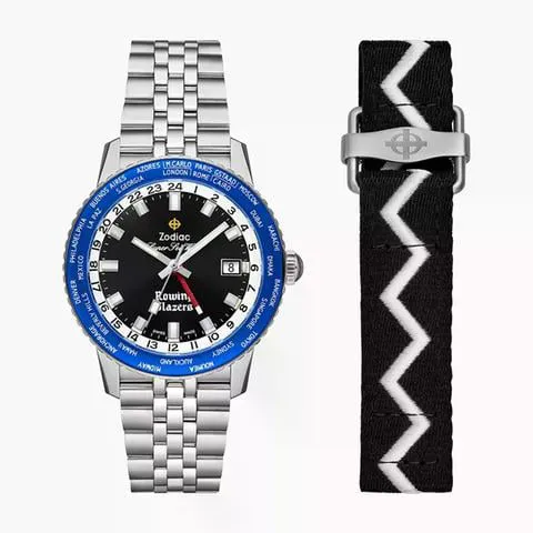 Zodiac Sea Wolf 40mm Stainless steel Black