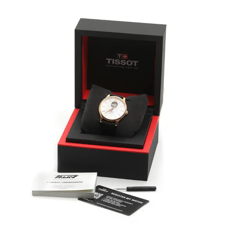 Tissot T-Classic Tradition 40mm Rose gilt steel 4