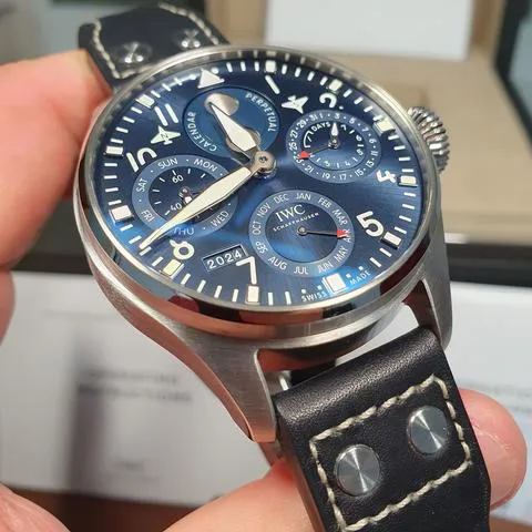 IWC Big Pilot IW503605 46.2mm Stainless steel Blue