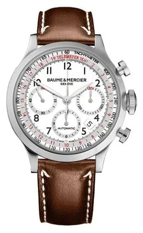 Baume & Mercier Capeland MOA10000 42mm Stainless steel White