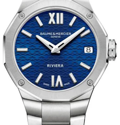 Baume & Mercier Riviera M0A10727 33mm Stainless steel Blue