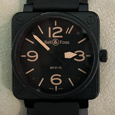 Bell & Ross Instruments BR0192-HERITAGE 46mm Stainless steel Black