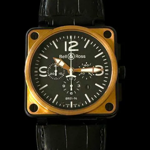 Bell & Ross BR 01-94 Chronographe BR01-94 46mm Yellow gold and Stainless steel Black