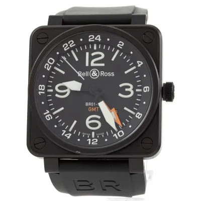 Bell & Ross BR 01 BR01-93-SO-02350 46mm Stainless steel and PVD Black