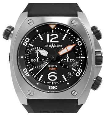 Bell & Ross BR 02 BR02-94 44mm Stainless steel Black