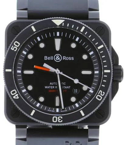 Bell & Ross Instruments BR0392-D-BL-CE/SRB 42mm Ceramic Black