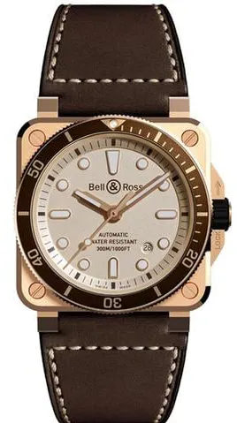 Bell & Ross Instruments BR0392-D-WH-BR/SCA 42mm Bronze White