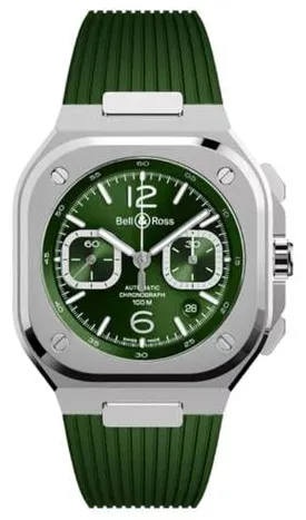 Bell & Ross Urban BR05C-GN-ST/SRB 42mm Stainless steel Green