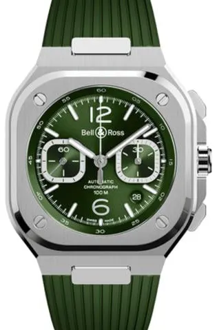 Bell & Ross Urban BR05C-GN-ST/SRB 42mm Stainless steel Green