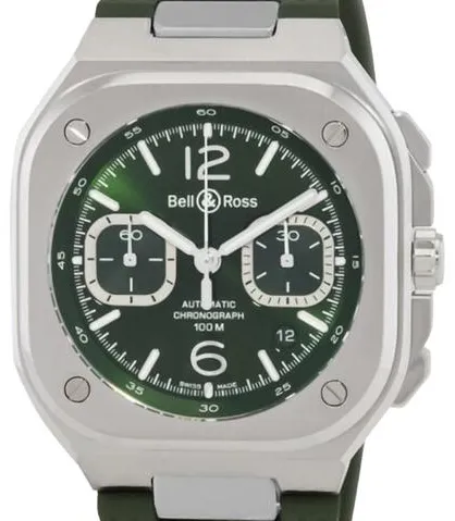 Bell & Ross Urban BR05C-GN-ST/SRB 42mm Stainless steel Green