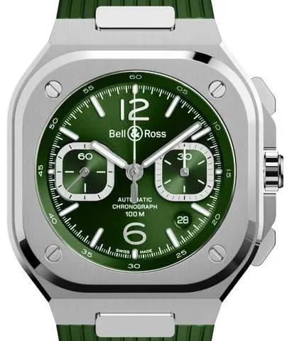 Bell & Ross Urban BR05C-GN-ST/SRB 42mm Stainless steel Green