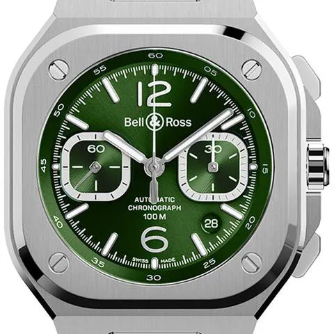 Bell & Ross Urban BR05C-GN-ST/SRB 42mm Stainless steel Green