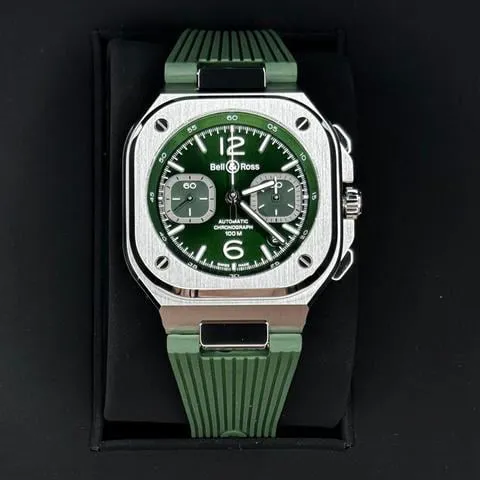 Bell & Ross Urban BR05C-GN-ST/SRB 42mm Stainless steel Green