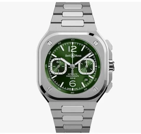 Bell & Ross Urban BR05C-GN-ST/SST 42mm Stainless steel Green