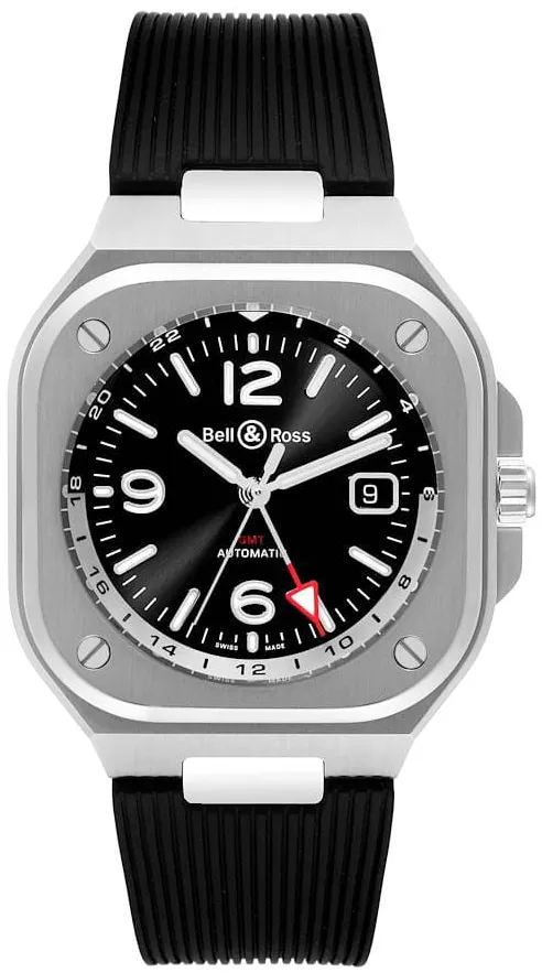 Bell & Ross Urban BR05G-BL-ST/SRB 41mm Stainless steel Black