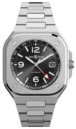 Bell & Ross Urban BR05G-BL-ST/SST 41mm Stainless steel Black