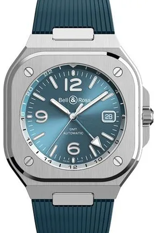 Bell & Ross Urban BR05G-PB-ST/SRB 41mm Stainless steel Blue