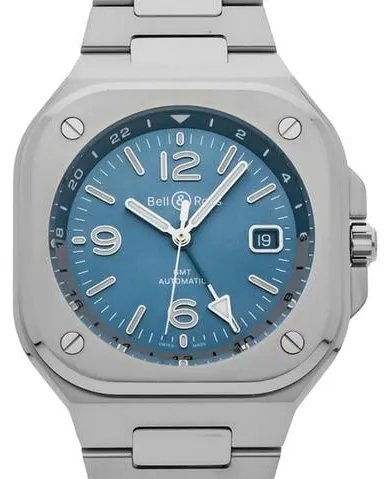 Bell & Ross Urban BR05G-PB-ST/SST 41mm Stainless steel Blue