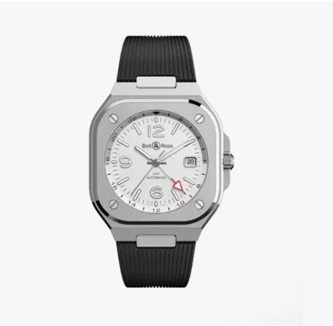 Bell & Ross Urban BR05G-SI-ST/SRB 41mm Stainless steel White