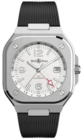 Bell & Ross Urban BR05G-SI-ST/SRB 41mm Stainless steel White