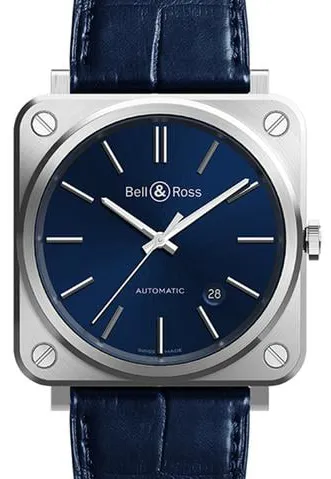 Bell & Ross Instruments BRS92-BLU-ST/SCR 39mm Stainless steel Blue