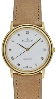 Blancpain Villeret 1151-1418-55 18k yellow gold White