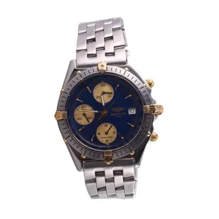 Breitling Chronomat 81950 Yellow gold and Stainless steel Blue