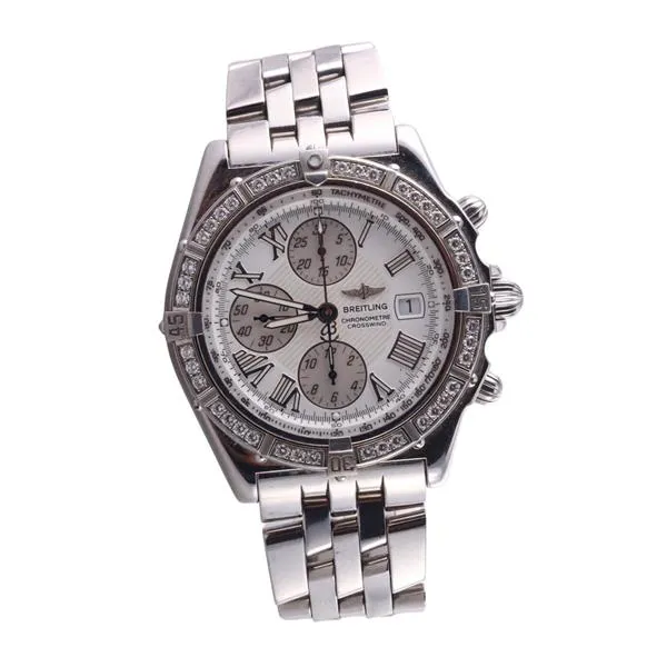 Breitling Crosswind A13355 43mm Stainless steel and diamond Mother-of-pearl
