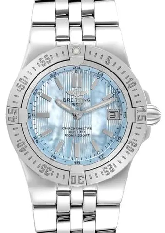 Breitling Galactic A71340 30mm Stainless steel Mother-of-pearl