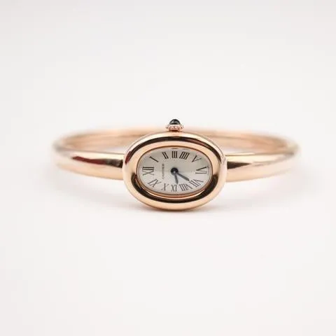 Cartier Baignoire Mini WGBA0020 24.5mm Rose gold Silver