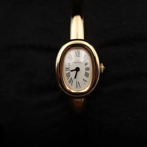 Cartier Baignoire WGBA0035 24.5mm Yellow gold Silver 2